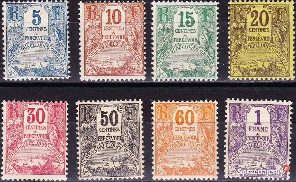 GWADELUPA 1906kompletna seria wysyłka Człuchów