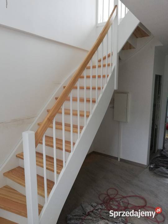 Schody drewniane jesionowe dębowe