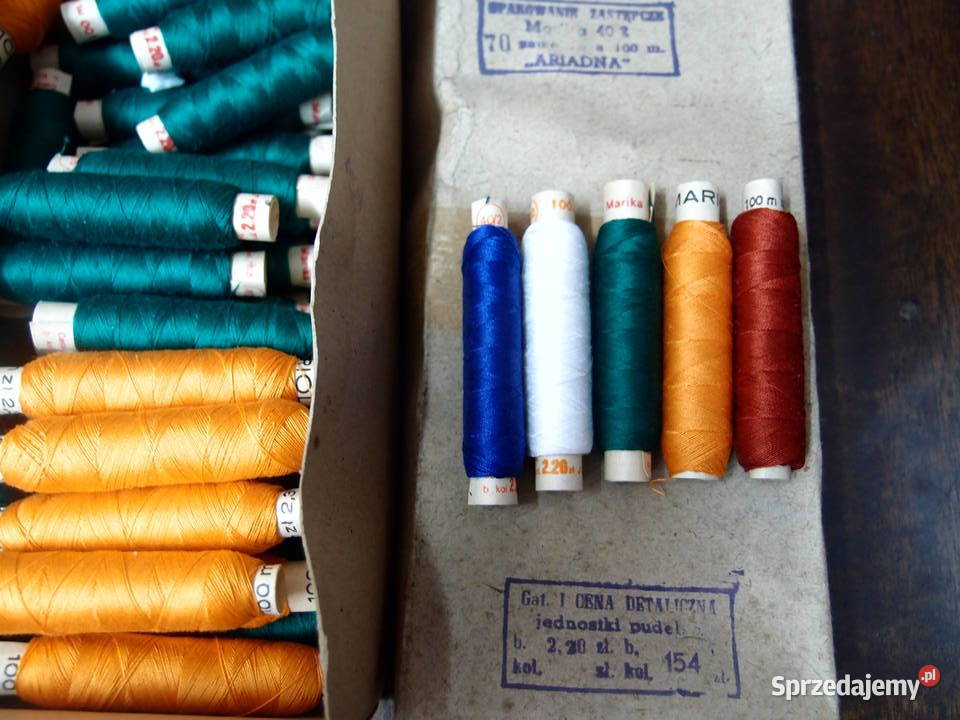 Nici zdobnicze bawełniane ariadna Napy zapinki Łódź