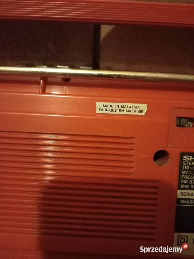 Radiomagnetofon Sharp qt 244 HR Łódź