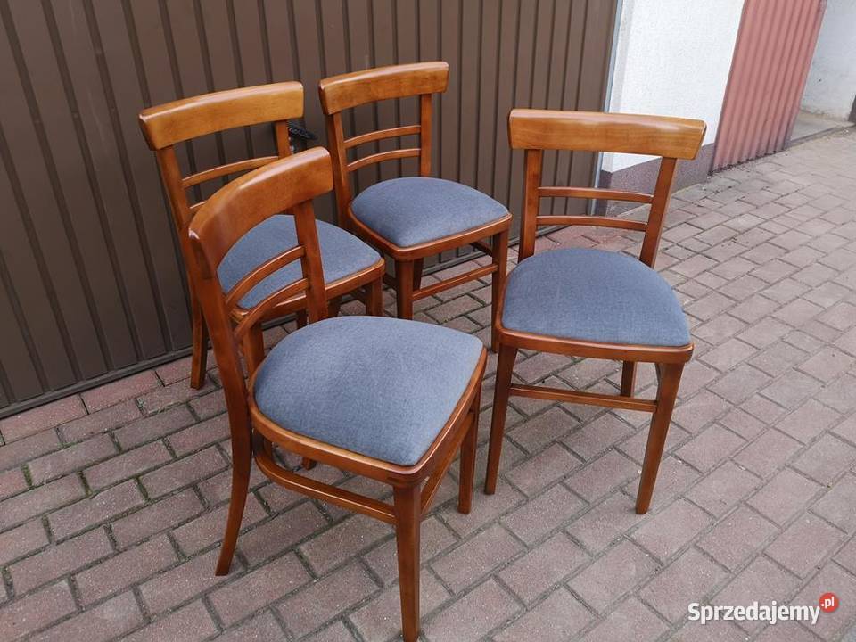Krzesła PRL Vintage Komplet 4 Sztuki Renowacji Swarzędz sprzedam