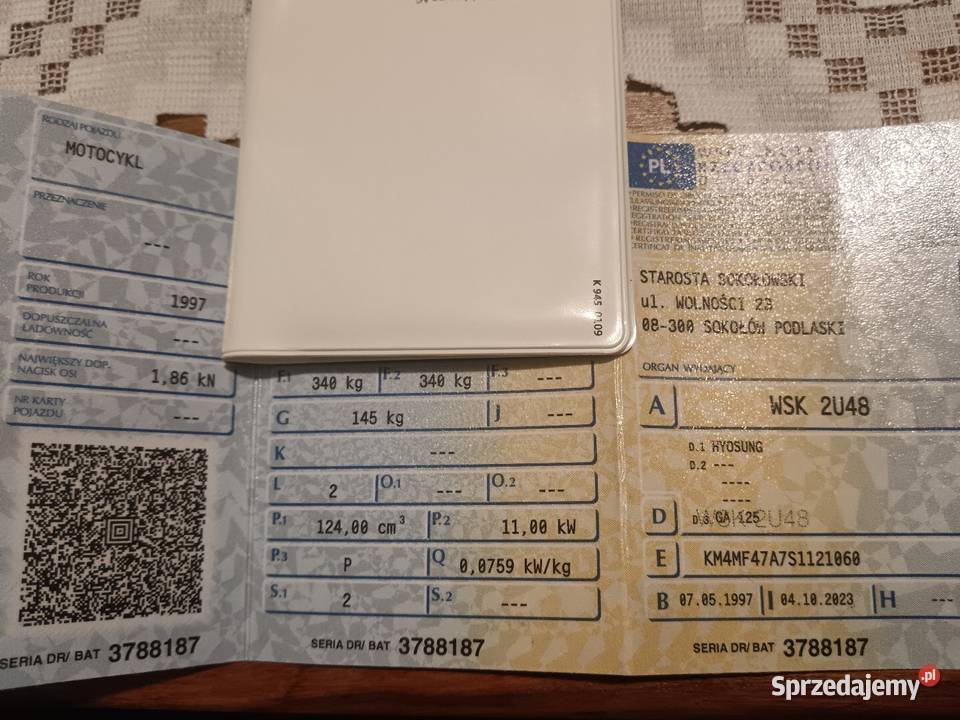 Hyosung GA 125 łańcuch sprzedam