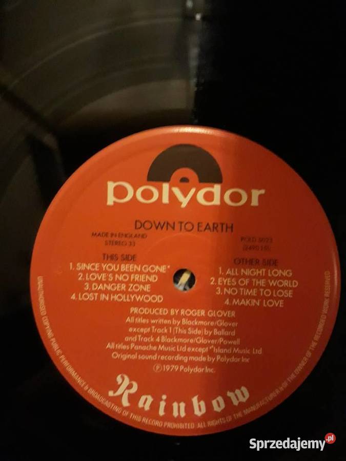 RAINBOW Down To Earth 1979 Rzeszów