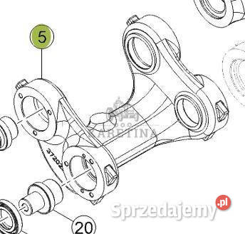 Claas AXION 810 850 870 Ramię Mocowanie Uchwyt Pozostałe Jastrzębniki