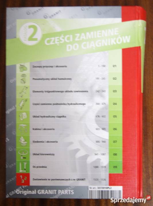 Katalog Granit Parts części zamienne 2201011 lubelskie Parczew