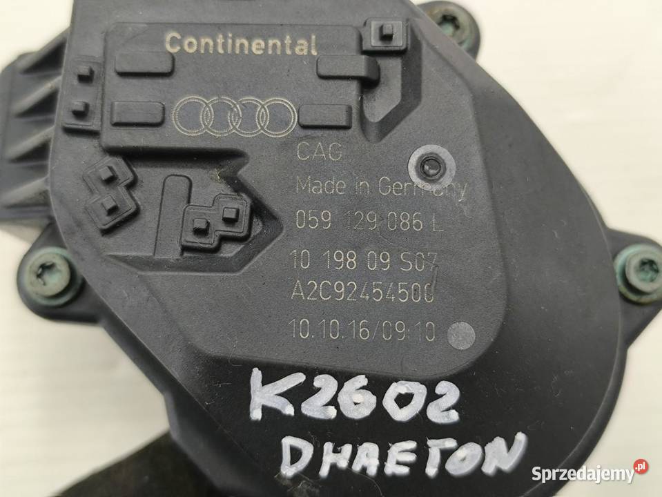 NASTAWNIK KLAP KOLEKTORA VOLKSWAGEN PHAETON osobowe sprzedam