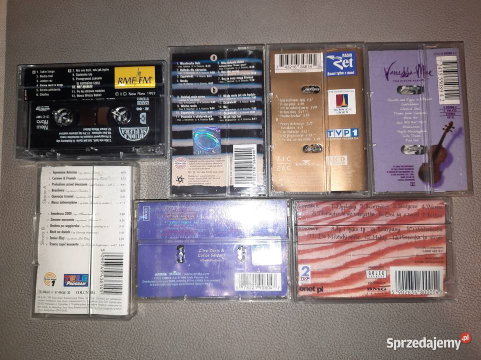 Sprzedam zestaw kaset magnetofonowych Wrocław