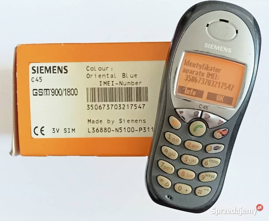 Siemens C 45 komplet w pudełku Wąsewo