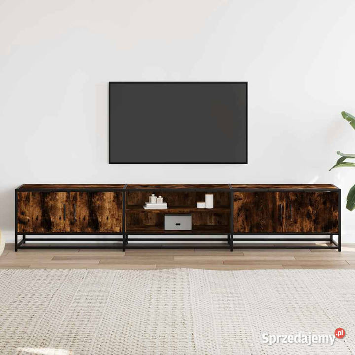 Szafka pod telewizor przydymiony dąb 210x35x41 Warszawa