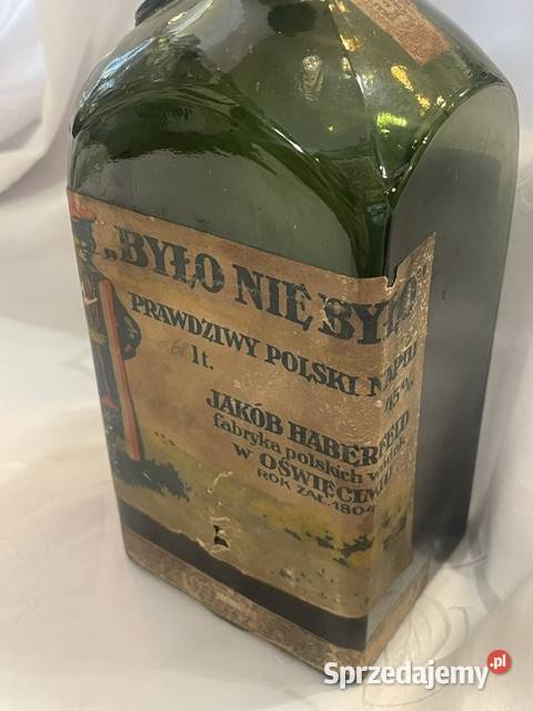 Antyczna Butelka Jakób Haberfeld Oświęcim BYŁO
