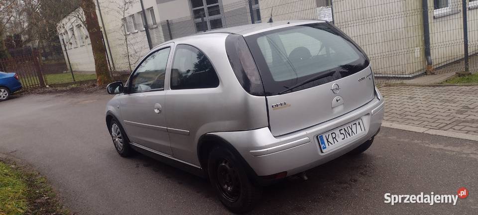 opel corsa 12 16v klimatronik wspomaganie okazja manualna Kraków sprzedam