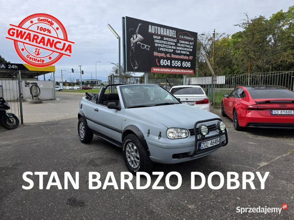 Volkswagen Golf Cabrio 20 Benzyna 115 OFF Road szary Słupsk