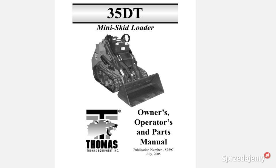 Thomas ładowarka 25GGT 35DT instrukcja z Pozostałe Kielce