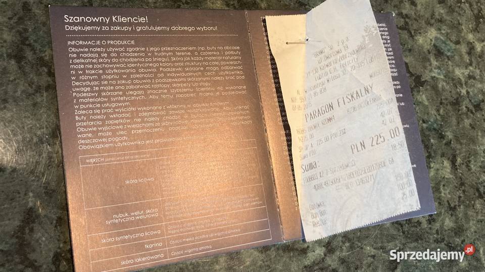 Piękne skórzane czułenka RYŁKO r 36