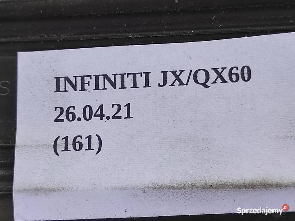 LISTWA USZCZELKA INFINITI QX60 JX Nowy Tomyśl