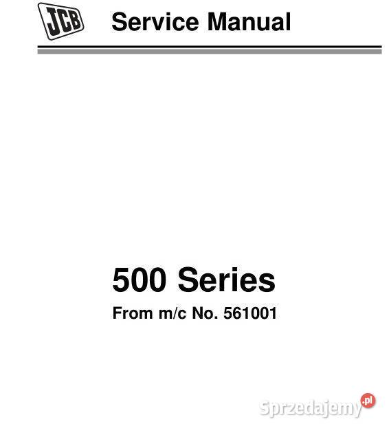JCB 52558 52567 53095 530110 53067 530120 537120 motoryzacja, transport Kielce