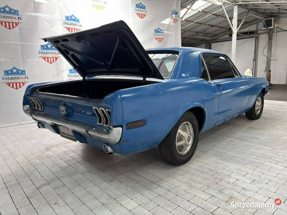 Ford Mustang Ford Mustang Coupe 1968 Pali i Motoryzacja Sulechów