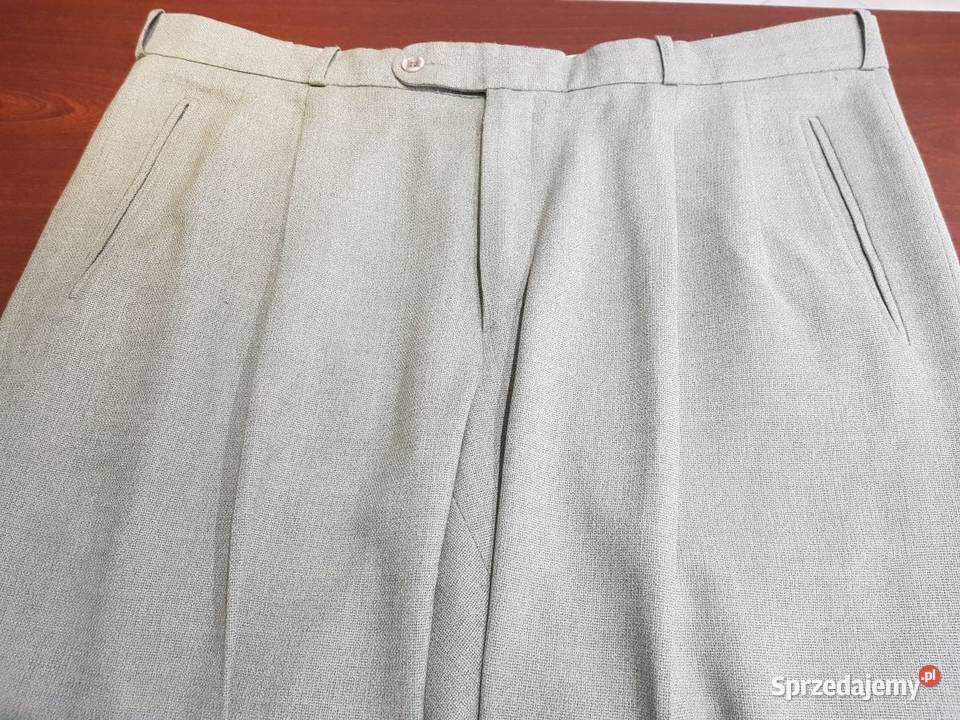 XLmęskie spodnie uniwersalne eleganckie wizytowe Rozmiar XL