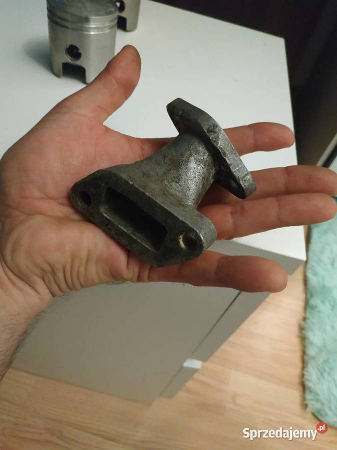 króciec kolektor gaźnika WSK 175 gaźnik Gliwice