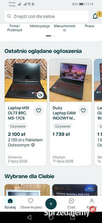 Gamingowy laptop MSI Czytaj opis pomorskie Kwidzyn
