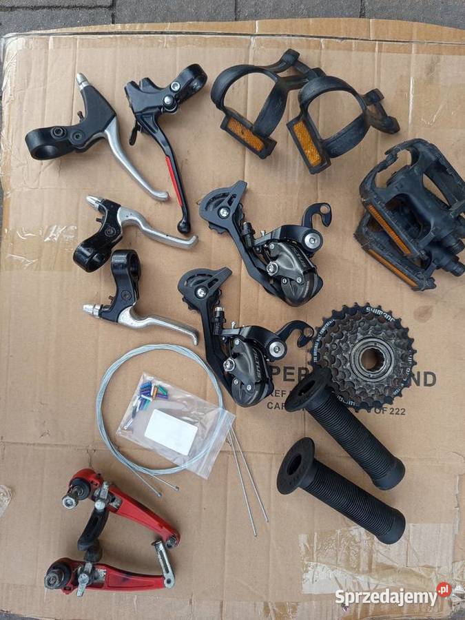 Części rowerowe przerzutki Shimano klamki Słubice