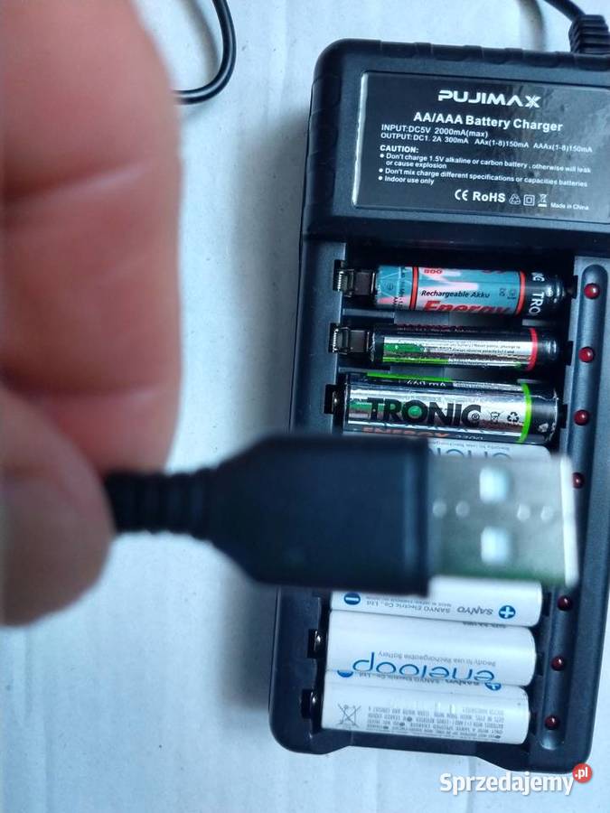 Ładowarka USB do akumulatorów nicd AAAAA 8 Lębork
