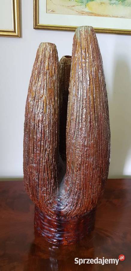 Wazon rzeźba ceramika Sacha Łysa Góra unikat Orneta