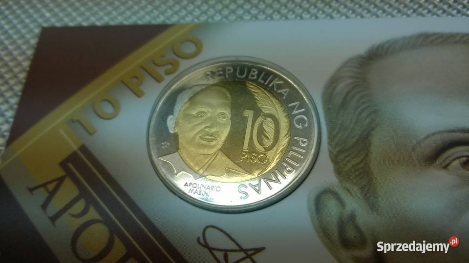 moneta Blister Filipiny 10 pesos 2014 mazowieckie