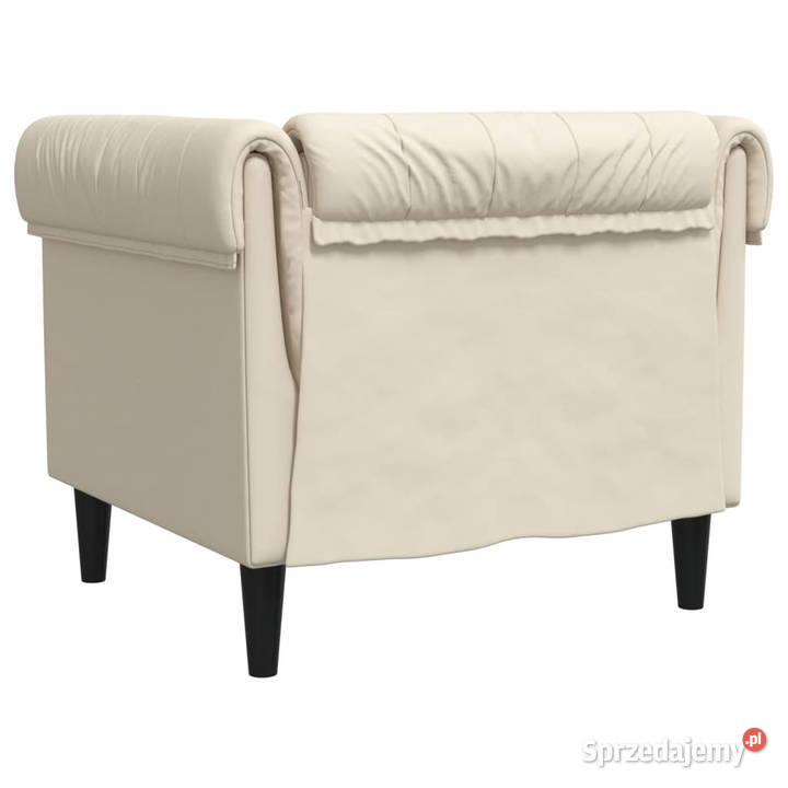 Fotel Chesterfield obity lnem WM372545 Warszawa