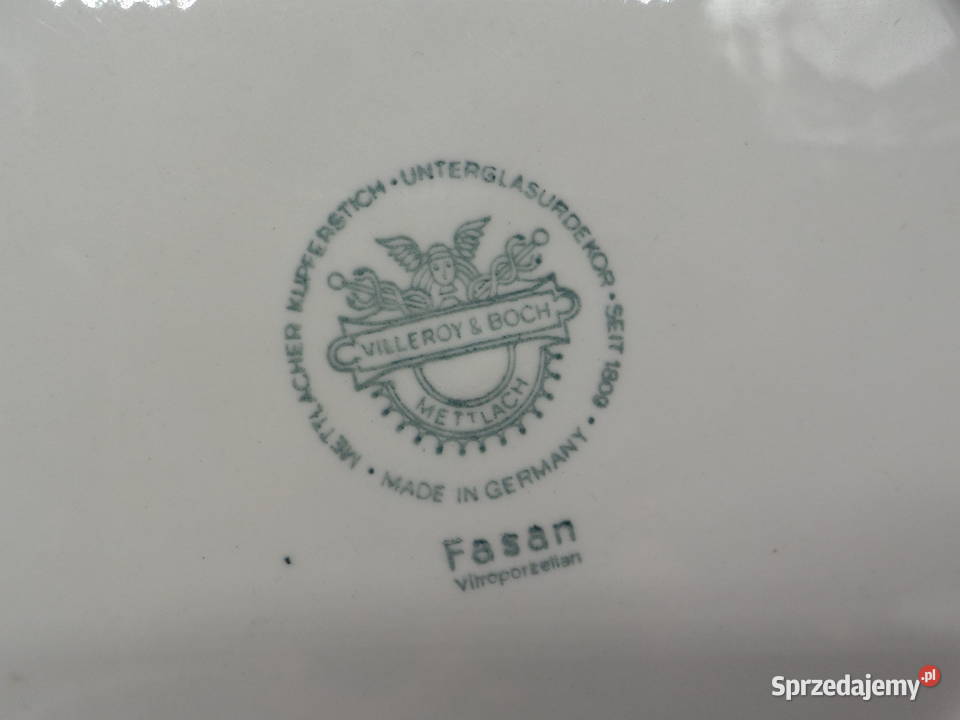 Talerz deserowy Fasan Green firmy Villeroy Boch Raszków