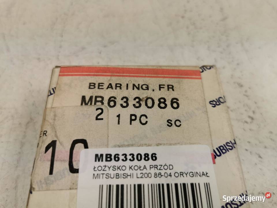 ŁOŻYSKO KOŁA PRZÓD MITSUBISHI L200 20 2007 NOWE