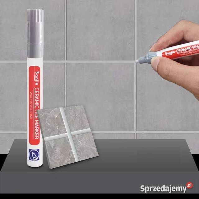 Jasno szary marker do fug wodoodporny do Płock sprzedam