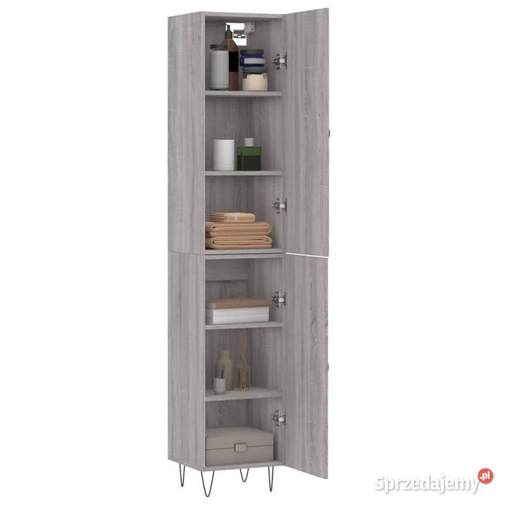 Wysoka szafka szary dąb sonoma 345x34x180 sprzedam