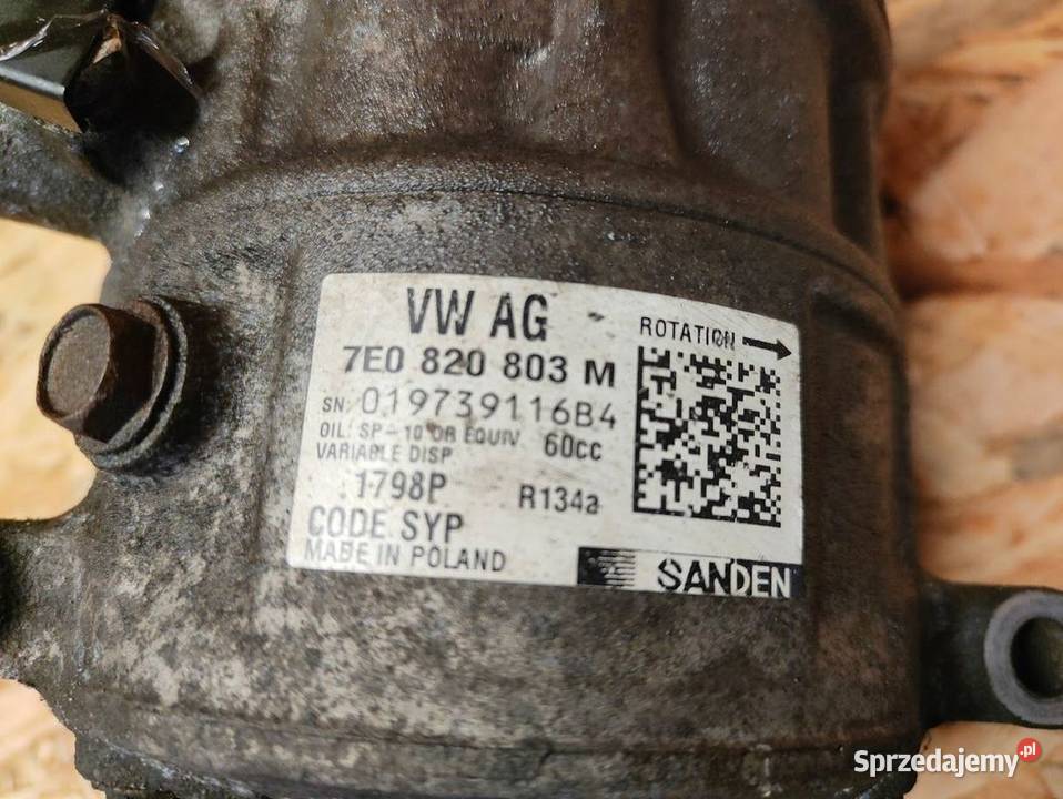Kompresor Sprężarka Klimatyzacji Vw Transporter osobowe wielkopolskie Pleszew