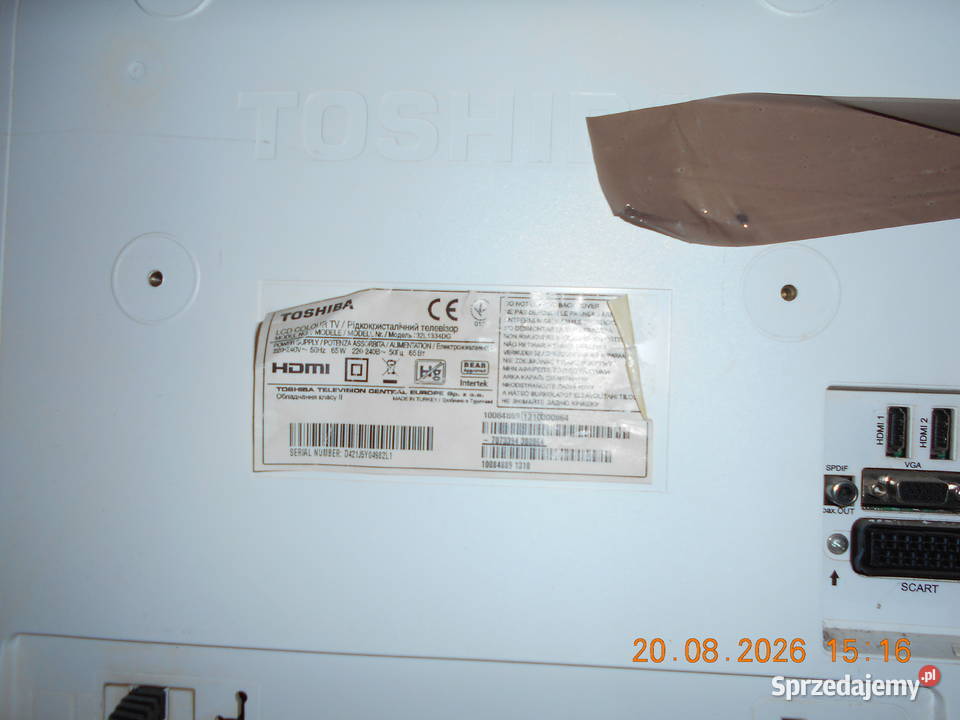 telewizor lct Toshiba 32 cale Szczecin