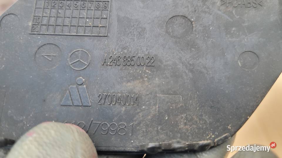MERCEDES B W246 1114 ZAŚLEPKA HAKA ZDERZAKA Ruda Śląska