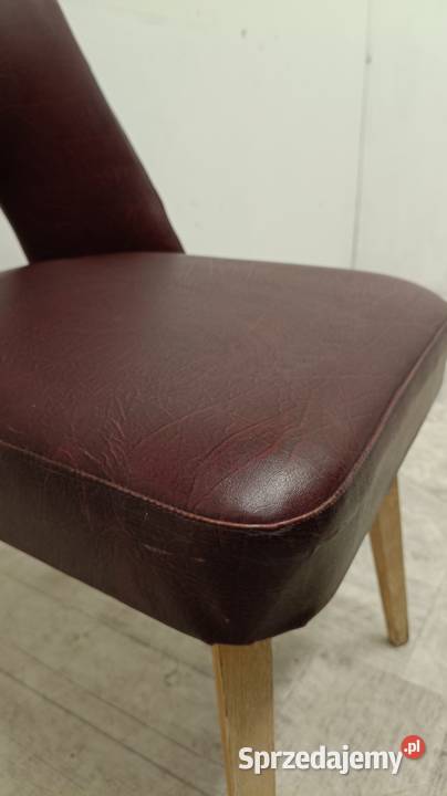 krzesło muszelka PRL vintage design lata 70te Krzesła łódzkie Radomsko