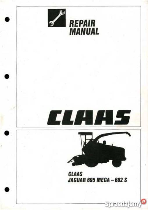 Instrukcja napraw Claas Jaguar 675 680 685 690 Szamotuły