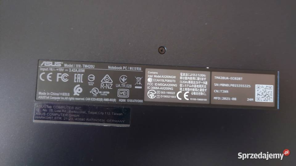 Laptop 2 w 1 Asus VivoBook Szamotuły
