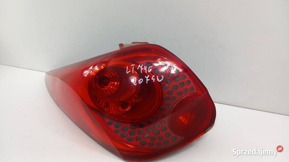 PEUGEOT 207 SW KOMBI LAMPA TYŁ LEWA