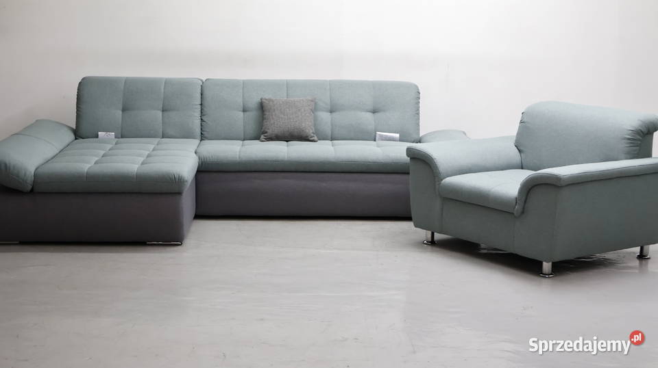 SCX nowoczesny narożnik z funkcja spania FOTEL Poznań