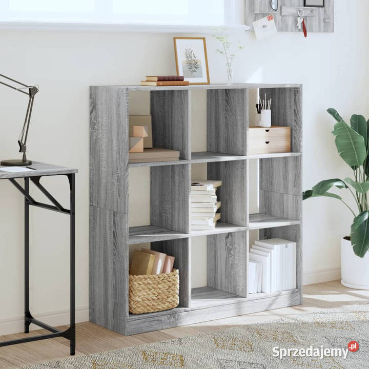 Regał szary dąb sonoma 102x32x108 materiał Meble mazowieckie Warszawa sprzedam