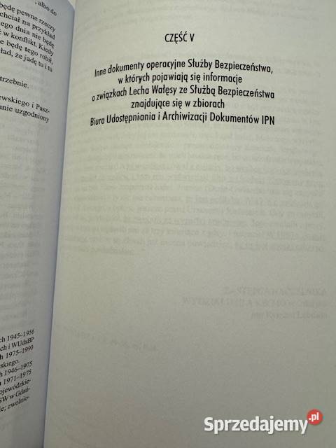 Książka SB Lech Wałęsa Przyczynek do biografii śląskie Częstochowa