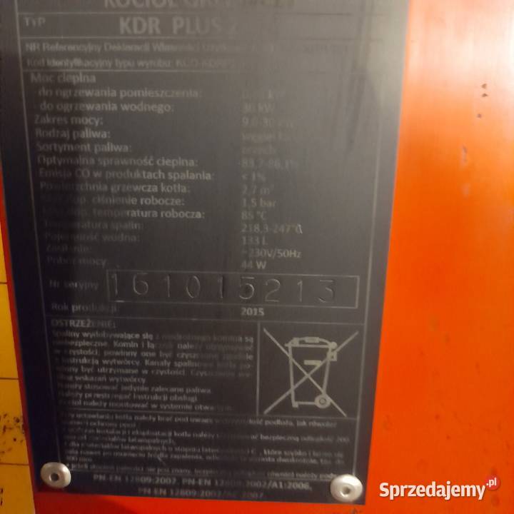 Piec CO 30kw Sprawny Kotły i Piece CO Nowe Dzieduszyce
