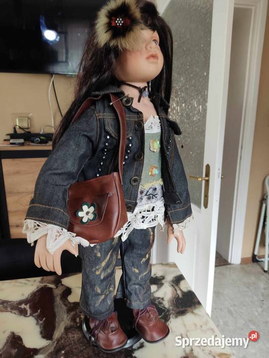 sygnowana lalka porcelanowa 60 Lalki i akcesoria Gorzów Wielkopolski