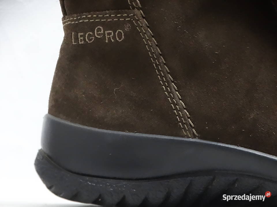Kozaki Śniegowce Legero GoreTex Zamszowe Ciemny Biłgoraj