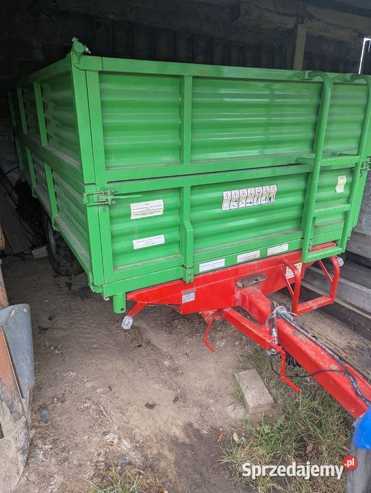 Przyczepa jednoosiowa Wodzinski Rolnictwo kujawsko-pomorskie Wybcz