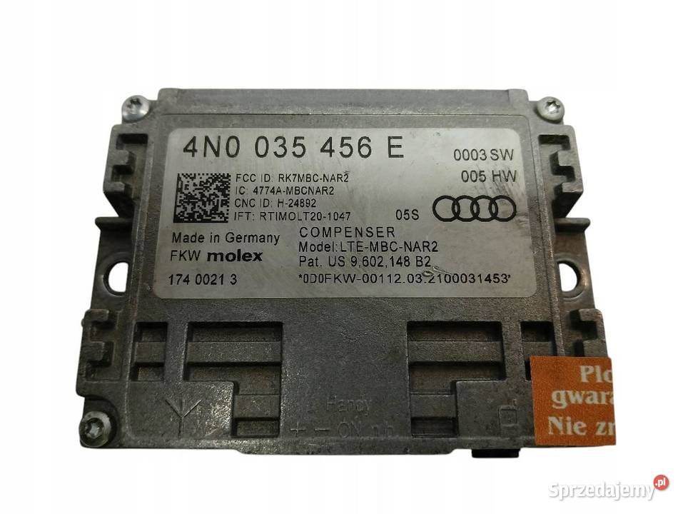 MODUŁ ANTENY WZMACNIACZ 4N0035456E Porsche Macan