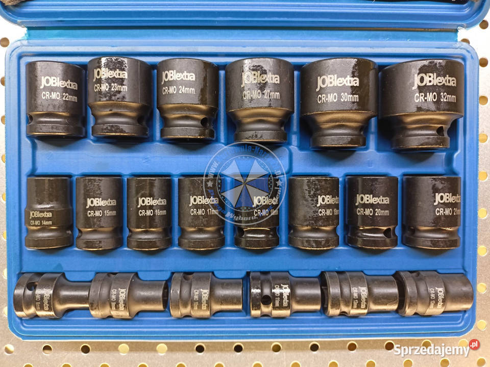 Nasadki udarowe 6kątne 12 832mm 20el CrMo zestaw Nowe sprzedam