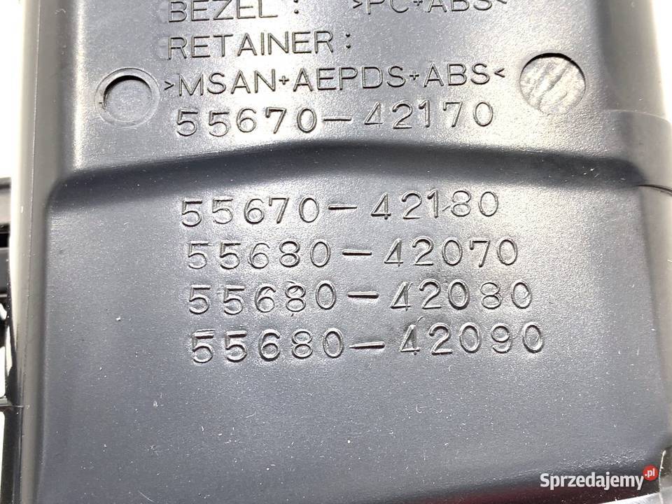 KRATKA NAWIEWU PRZÓD TOYOTA RAV 4 IV 5567042170 podkarpackie